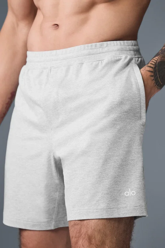 7" Conquer React Performance Shorts – Athletic Heather Grey