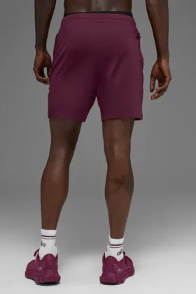 7″ Conquer React Performance Shorts – Burgundy