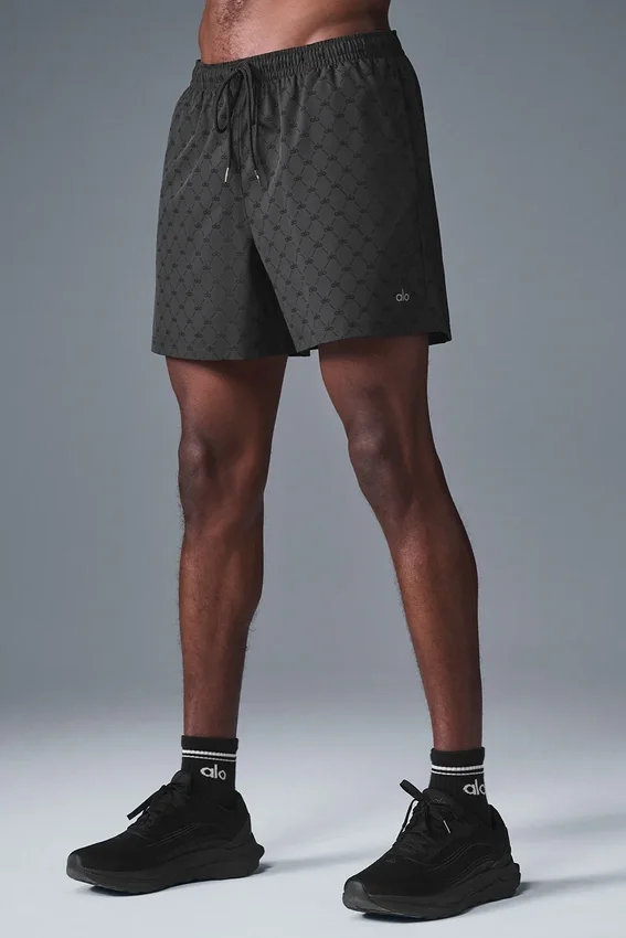 7'' Diamond Circuit Shorts – antracit/svart