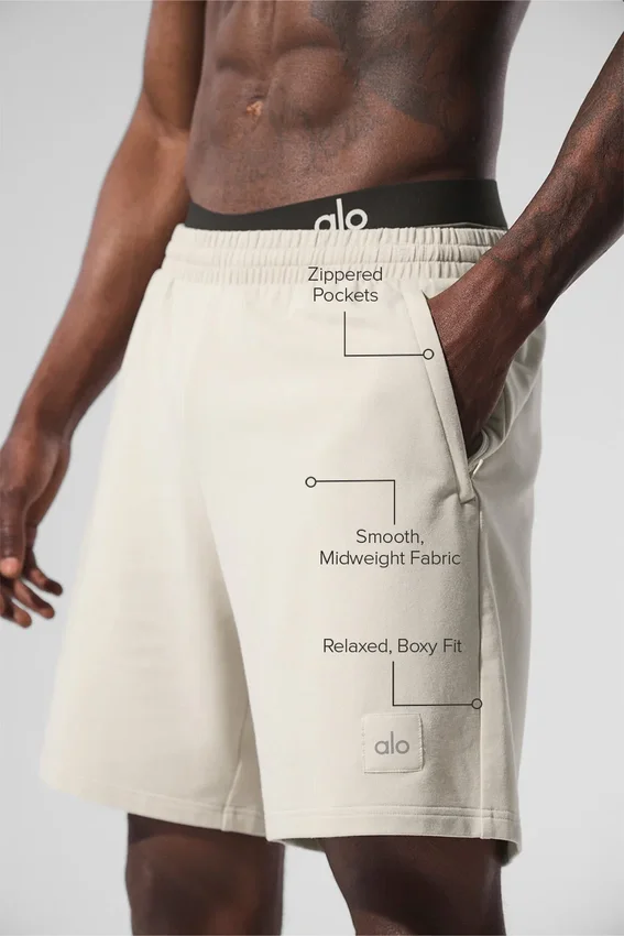 7" Double Take Shorts – Bone