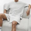 7" Double Take-shorts – White Heather