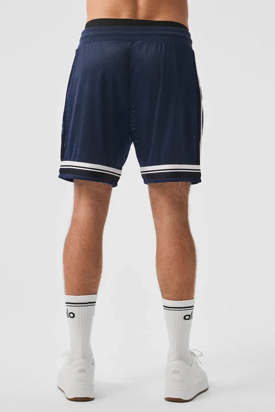 7" Key Mesh basketbyxor – marinblå