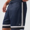 7" Key Mesh basketbyxor – marinblå
