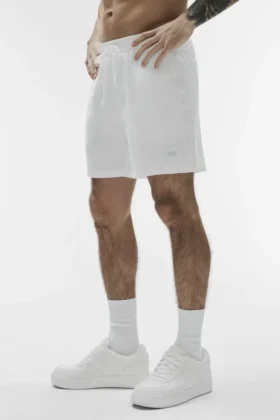 7" Linen Days-shorts – vit