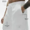 7" Linen Days-shorts – vit