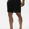 7" Linen Jersey Coastal Shorts - Black