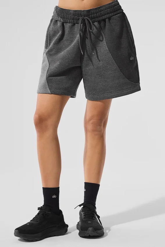 7" Make Waves Shorts – mörk melerad grå