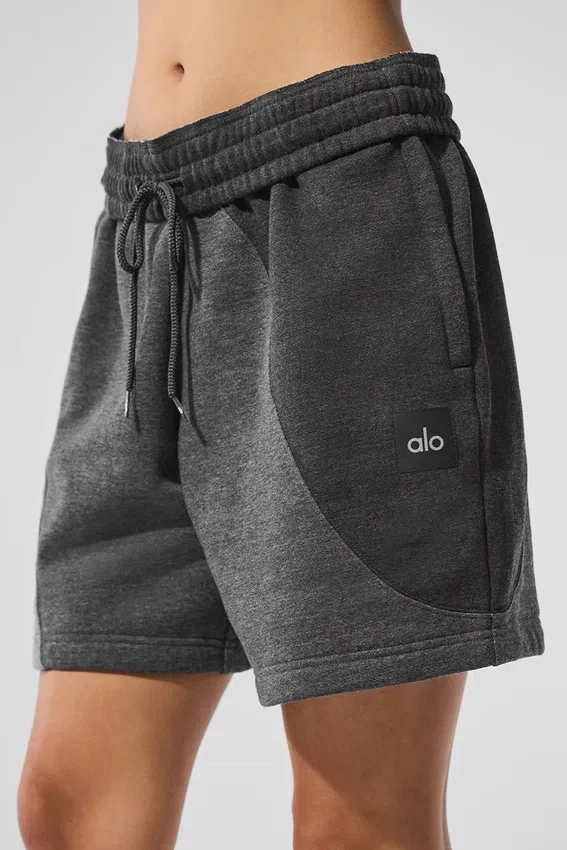 7" Make Waves Shorts – mörk melerad grå