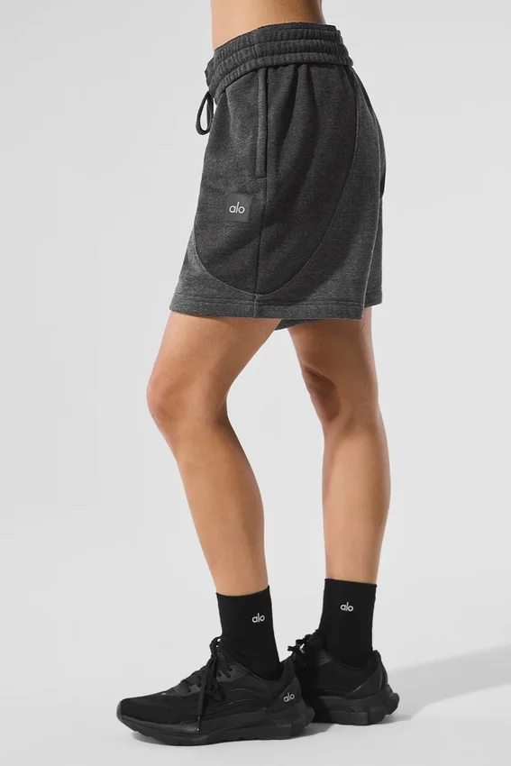 7" Make Waves Shorts – mörk melerad grå