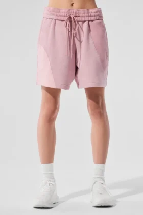7" Make Waves-shorts – solnedgångsrosa ton-i-ton