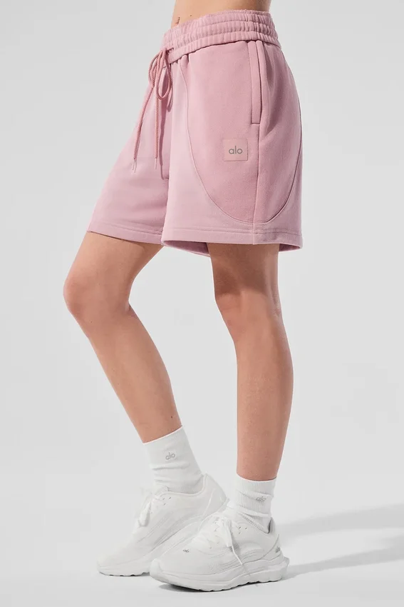 7" Make Waves-shorts – solnedgångsrosa ton-i-ton