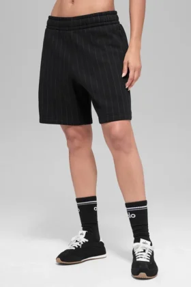 7" Pinstripe Shorts – Svart randig