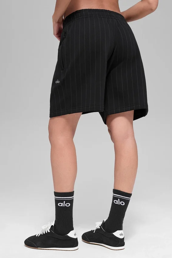 7" Pinstripe Shorts – Svart randig