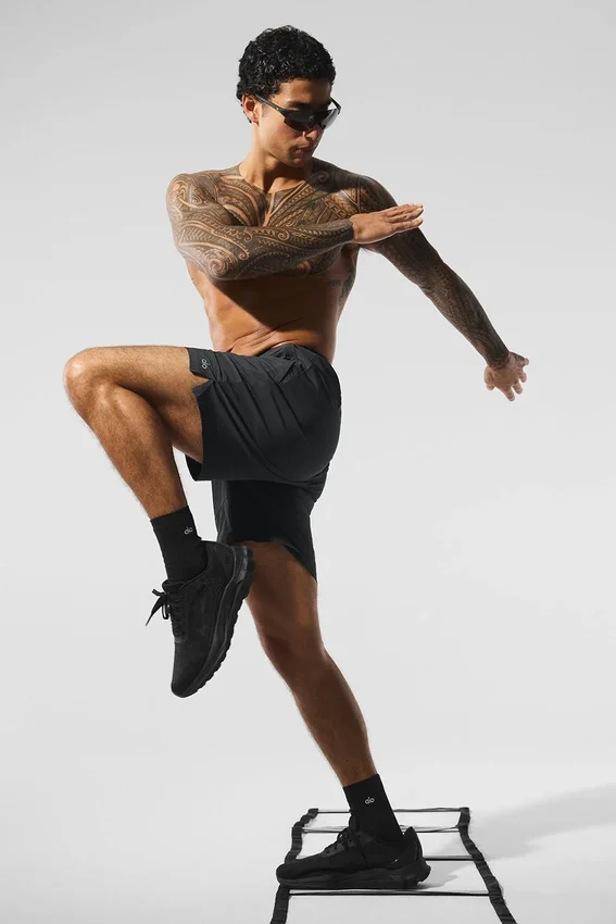 7" Repetition Shorts – antracit