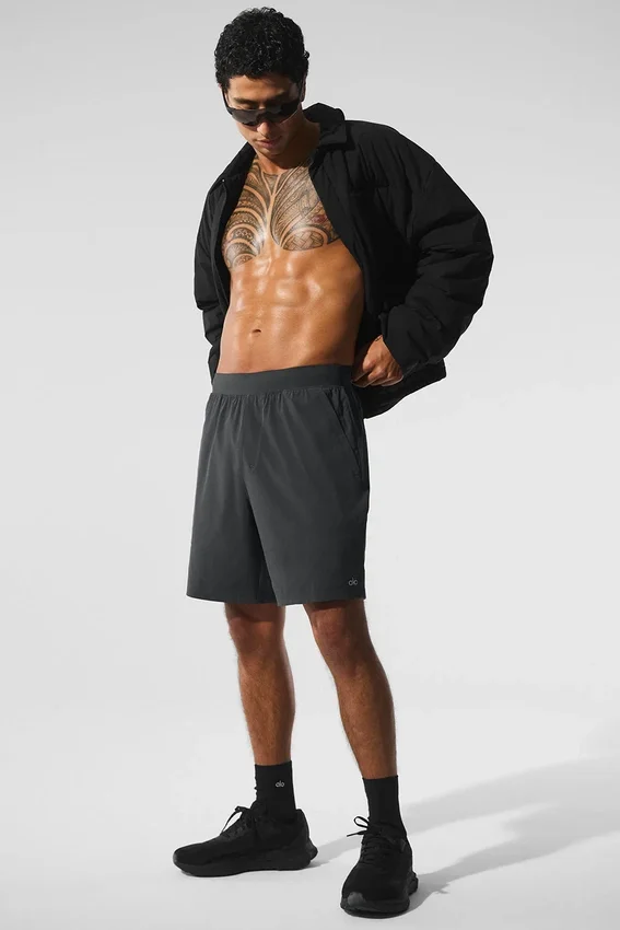7" Repetition Shorts – antracit