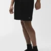 7" Satin Horizon-shorts – svart