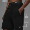 7" Sports Club Sweater Knit Short – Black