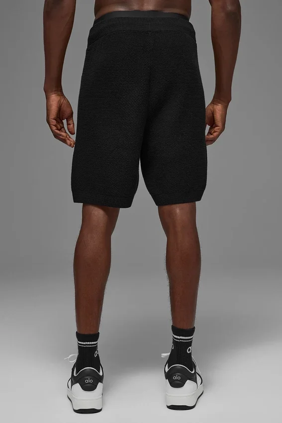 7" Sports Club Sweater Knit Short – Black