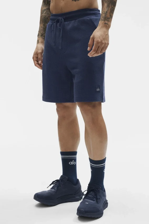 7" Waffle Lounge Shorts – Navy