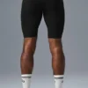 9" Flight Compression Shorts – Svart