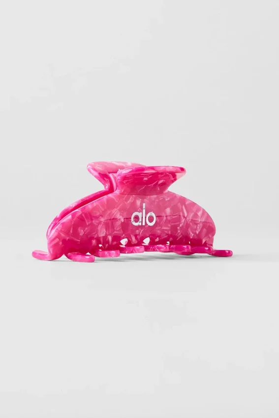 90-tals hårklämma – Paradise Pink Shell