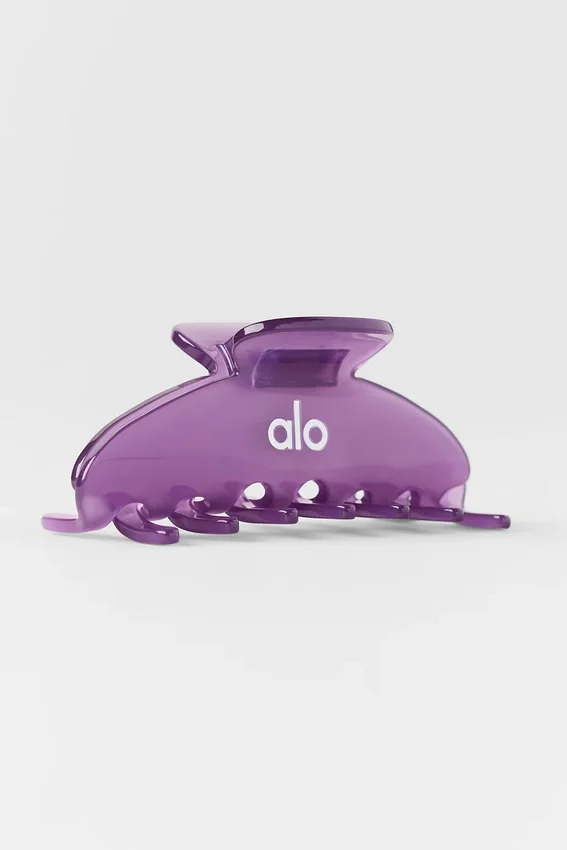 90-tals hårklämma – Plum Kiss Clear