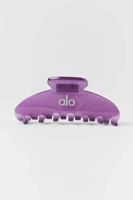 90-tals hårklämma – Plum Kiss Clear