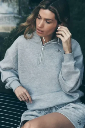 Accolade 1/4-dragkedja – Athletic Heather Grey