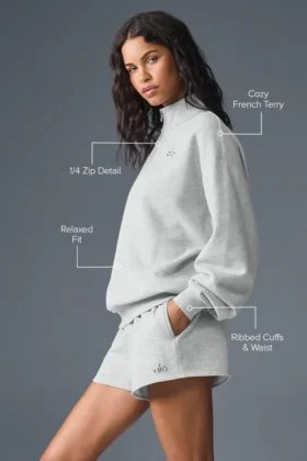 Accolade 1/4-dragkedja – Athletic Heather Grey