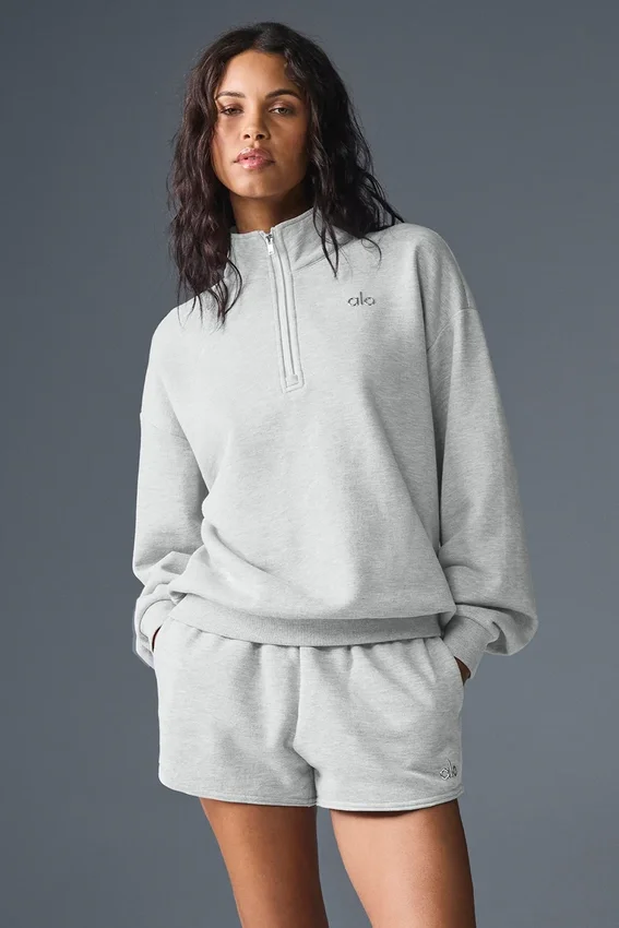 Accolade 1/4-dragkedja – Athletic Heather Grey