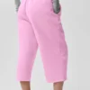 Accolade Cutoff-mjukisbyxor – Candy Heart Pink