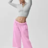 Accolade Cutoff-mjukisbyxor – Candy Heart Pink