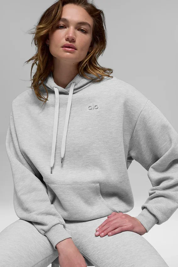 Accolade-huvtröja – Athletic Heather Grey