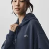 Accolade huvtröja med hel dragkedja – Navy