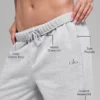Accolade mjukisbyxor med raka ben – Athletic Heather Grey