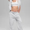 Accolade mjukisbyxor med raka ben – Athletic Heather Grey