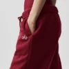 Accolade mjukisbyxor med raka ben – Summer Romance Red