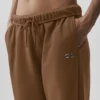 Accolade mjukisbyxor med raka ben – Sun Kissed Brown