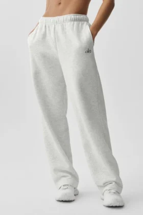 Accolade mjukisbyxor med raka ben – White Heather