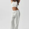 Accolade mjukisbyxor med raka ben – White Heather