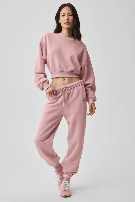 Accolade-mjukisbyxor – Vintage Pink