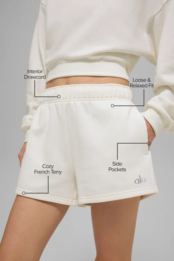 Accolade-shorts – elfenbensvit