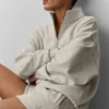 Accolade Shorts – havregrå melerad