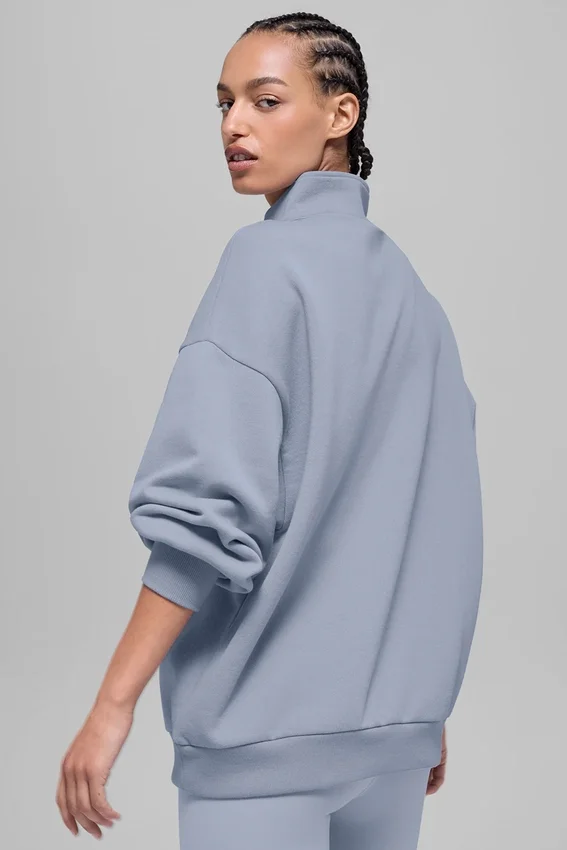 Accolade tröja med 1/4 dragkedja – Winter Frost