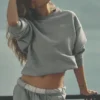 Accolade tröja med rund hals – Athletic Heather Grey