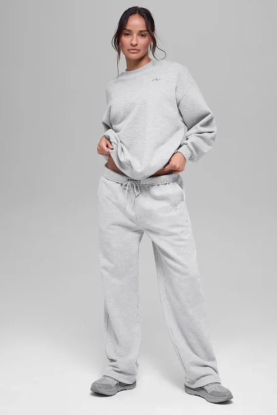 Accolade tröja med rund hals – Athletic Heather Grey