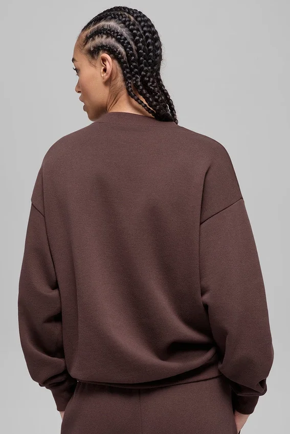 Accolade tröja med rund hals – Brownstone