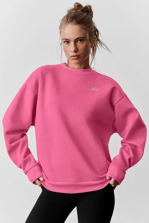 Accolade tröja med rund hals – Paradise Pink