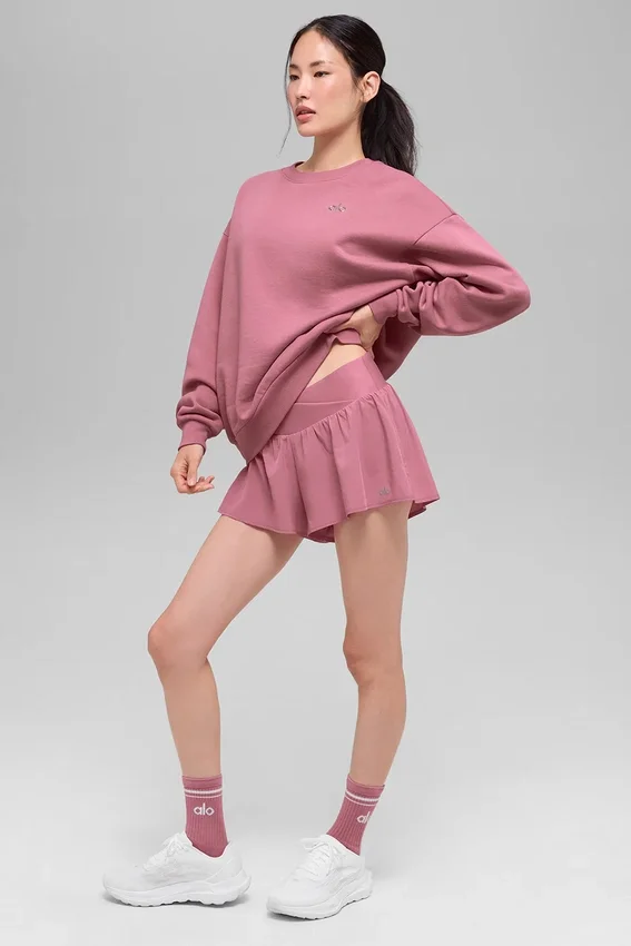 Accolade-tröja med rund hals – Pink Wild Rose