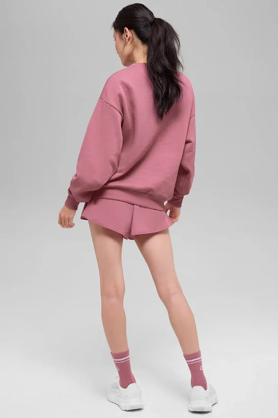 Accolade-tröja med rund hals – Pink Wild Rose